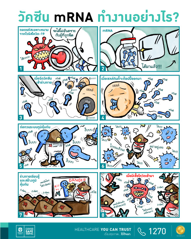 หลักการของวัคซีน mRNA